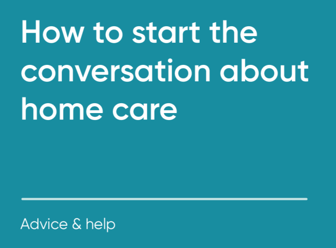 How to start the conversation about home care